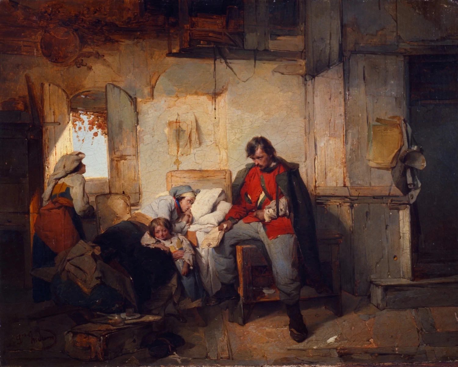 Il ritorno del soldato ferito - Fondazione Cariplo, Gallerie di Piazza Scala